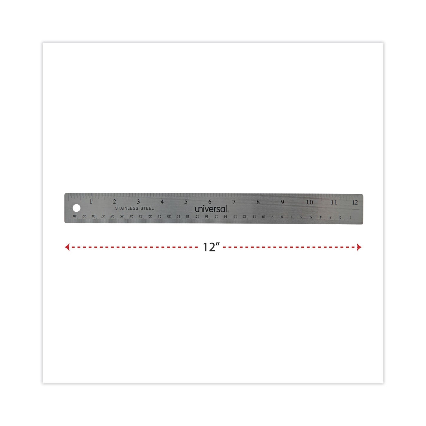 universal-stainless-steel-ruler-with-cork-back-and-hanging-hole-num-unv59023_4
