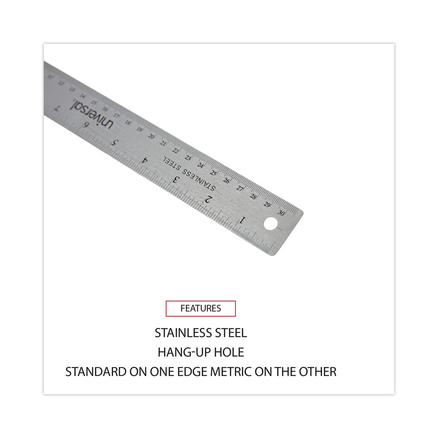 universal-stainless-steel-ruler-with-cork-back-and-hanging-hole-num-unv59023_5