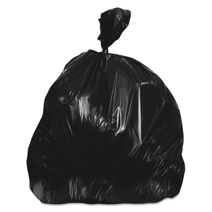 Colonial Bag Trash Bag 7 gal. Black LLDPE 0.35 mil 20 X 21 Inch X-Seal Bottom Flat Pack (872523_CS)