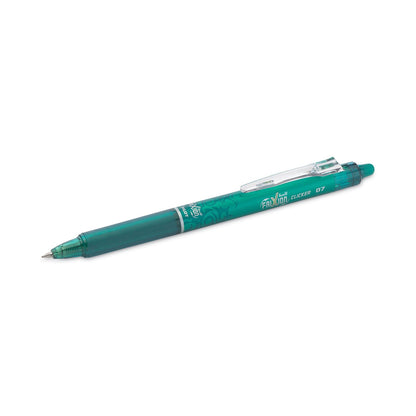 pilot-r-frixion-clicker-erasable-gel-pen-retractable-fine-0-7-mm-green-ink-green-barrel-dozen-pil31476_3