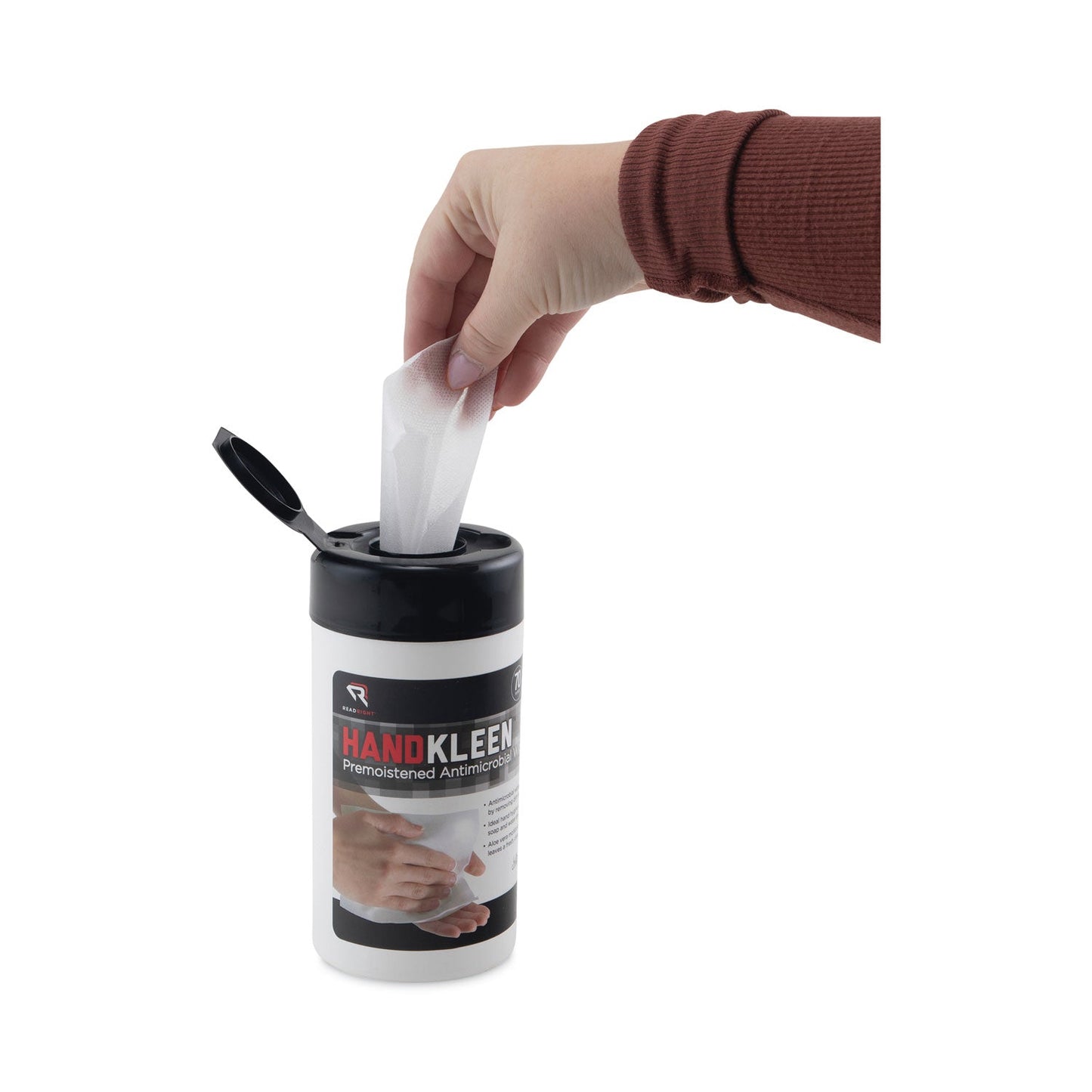 read-right-advantus-handkleen-premoistened-antibacterial-wipes-num-rearr1460_4