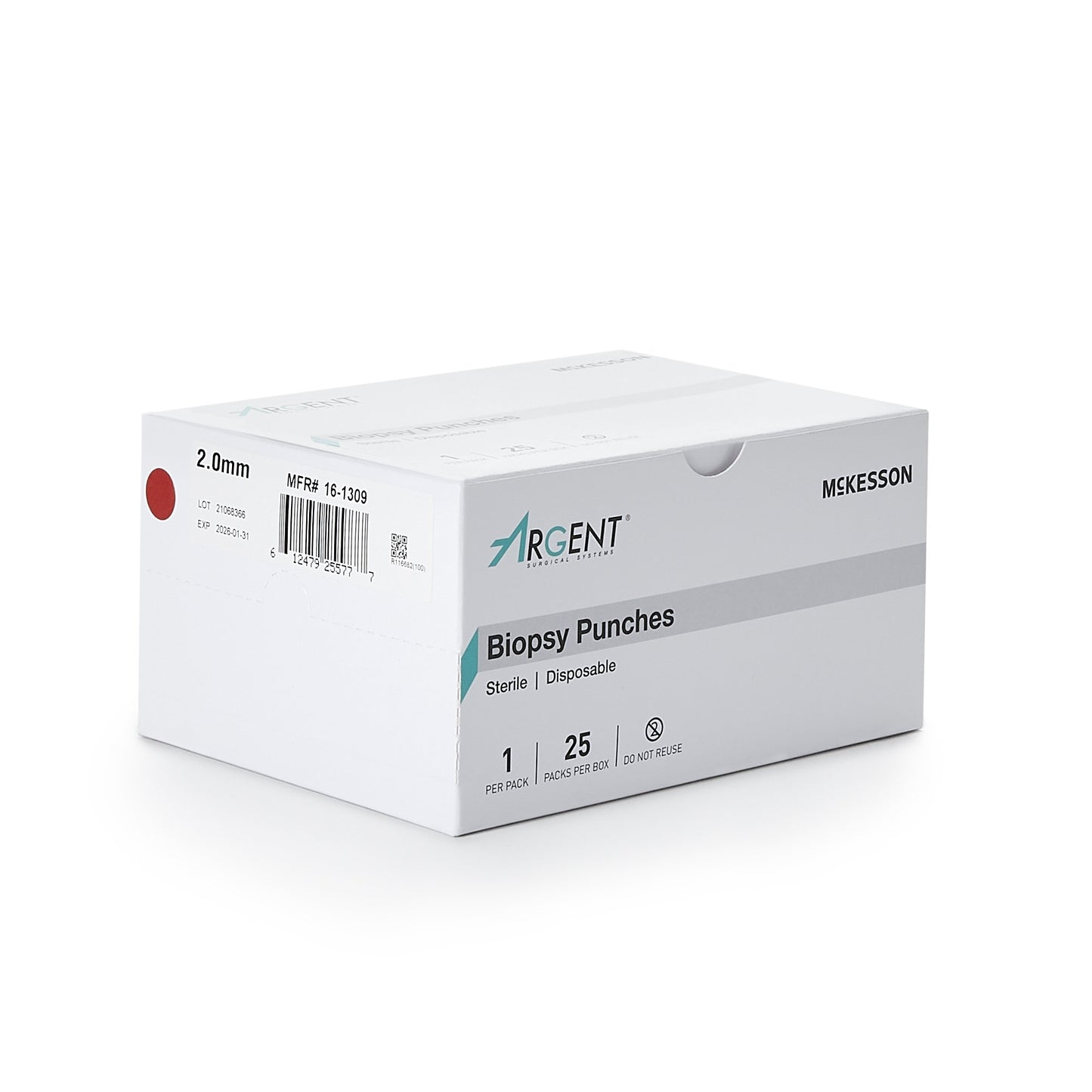 McKesson Argent™ Biopsy Punch Dermal 2 mm (1175170_CS)