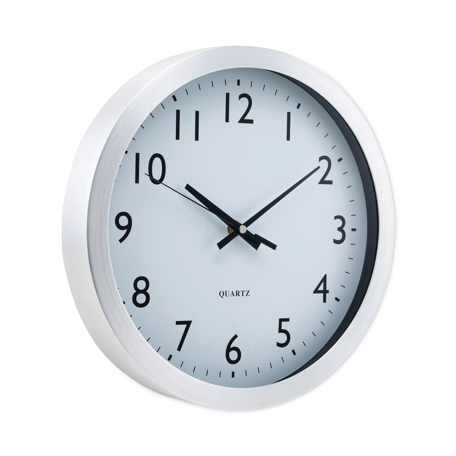 universal-brushed-aluminum-wall-clock-num-unv10425_3