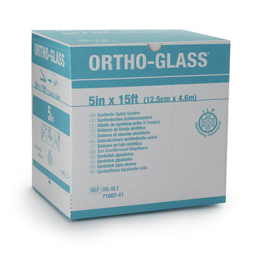 ORTHO-GLASS® Padded Splint Roll 5 Inch X 15 Foot Fiberglass White (282602_CS)