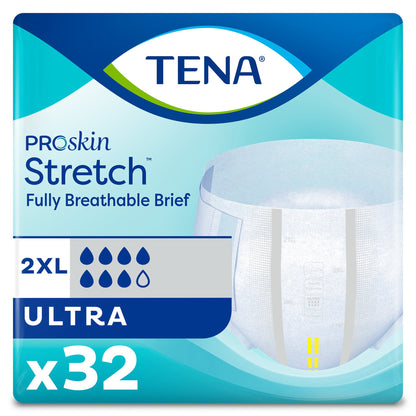 TENA ProSkin Stretch™ Ultra Unisex Adult Incontinence Brief 2X-Large Disposable Heavy Absorbency (794218_BG)