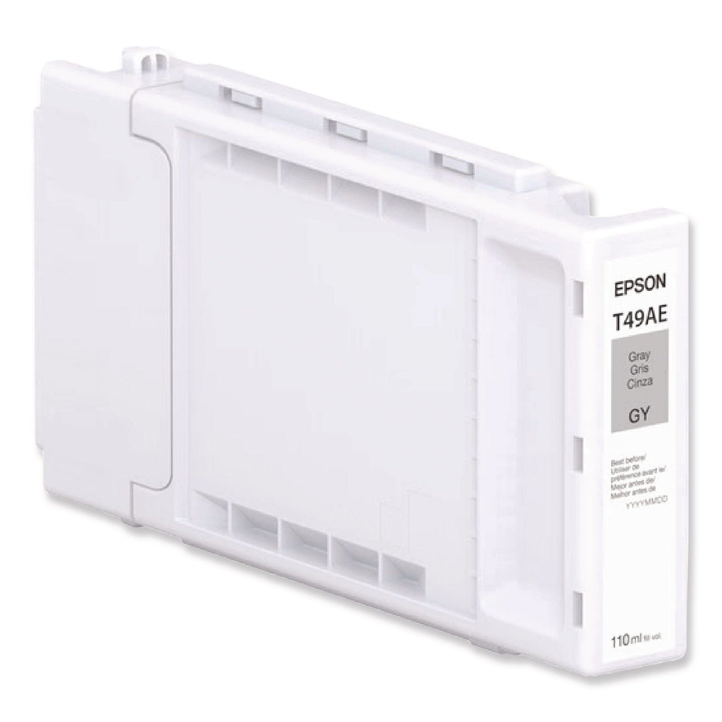Epson® T49AE20 (T49A) UltraChrome PRO6 High-Yield Ink, 110 mL, Gray (EPST49AE20)