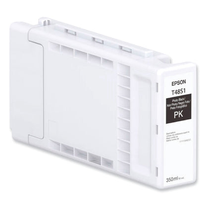 Epson® T48S120 (T48S) UltraChrome PRO6 High-Yield Ink, 350 mL, Photo Black (EPST48S120)