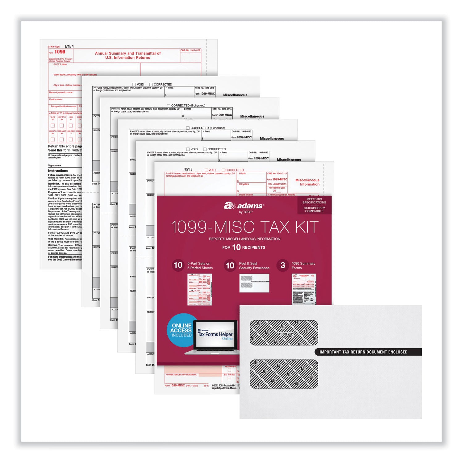 adams-business-forms-1099-misc-five-part-laser-forms-and-envelopes-num-top22907kit_1