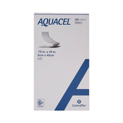 Aquacel® Ribbon Gelling Fiber Wound Dressing 3/4 X 18 Inch Ribbon Sterile (689147_BX)