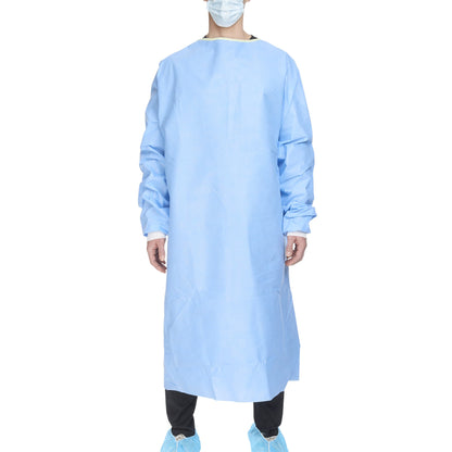 ULTRA Non-Reinforced Surgical Gown with Towel 2X-Large Blue Sterile AAMI Level 3 Disposable (224749_CS)