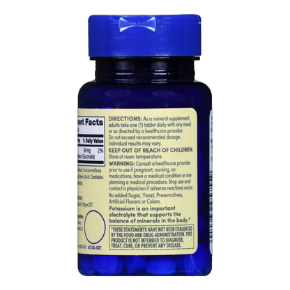 Foster & Thrive™ Dietary Supplement Potassium Gluconate 595 mg Strength Tablet 100 per Bottle (1238893_BT)