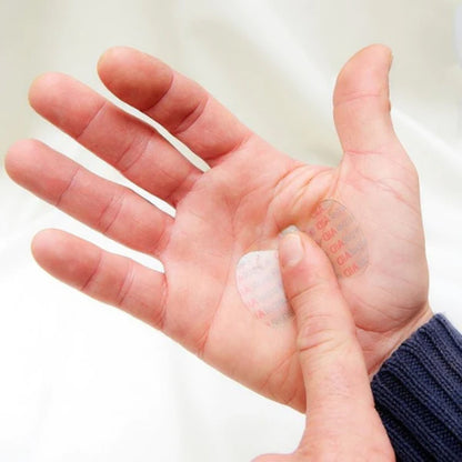 Carpal AID® Patch Hand-Based Carpal Tunnel Support Plastic Left or Right Hand Clear Small (1233611_PK)