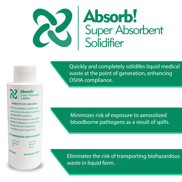 Absorb! Fluid Solidifier 1,200 cc Bottle 23.5 oz. (406888_EA)