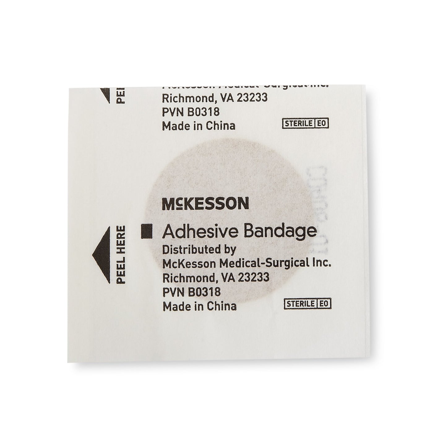 McKesson Adhesive Spot Bandage 1 Inch Plastic Round Tan Sterile (466877_CS)