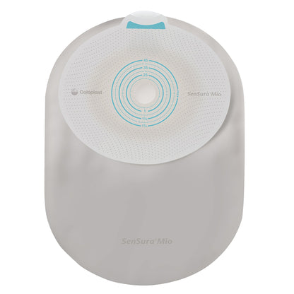 SenSura® Mio Ostomy Pouch One-Piece System 7-1/4 Inch Length, Midi Flat, Pre-Cut 1 Inch Stoma Closed End (891182_BX)