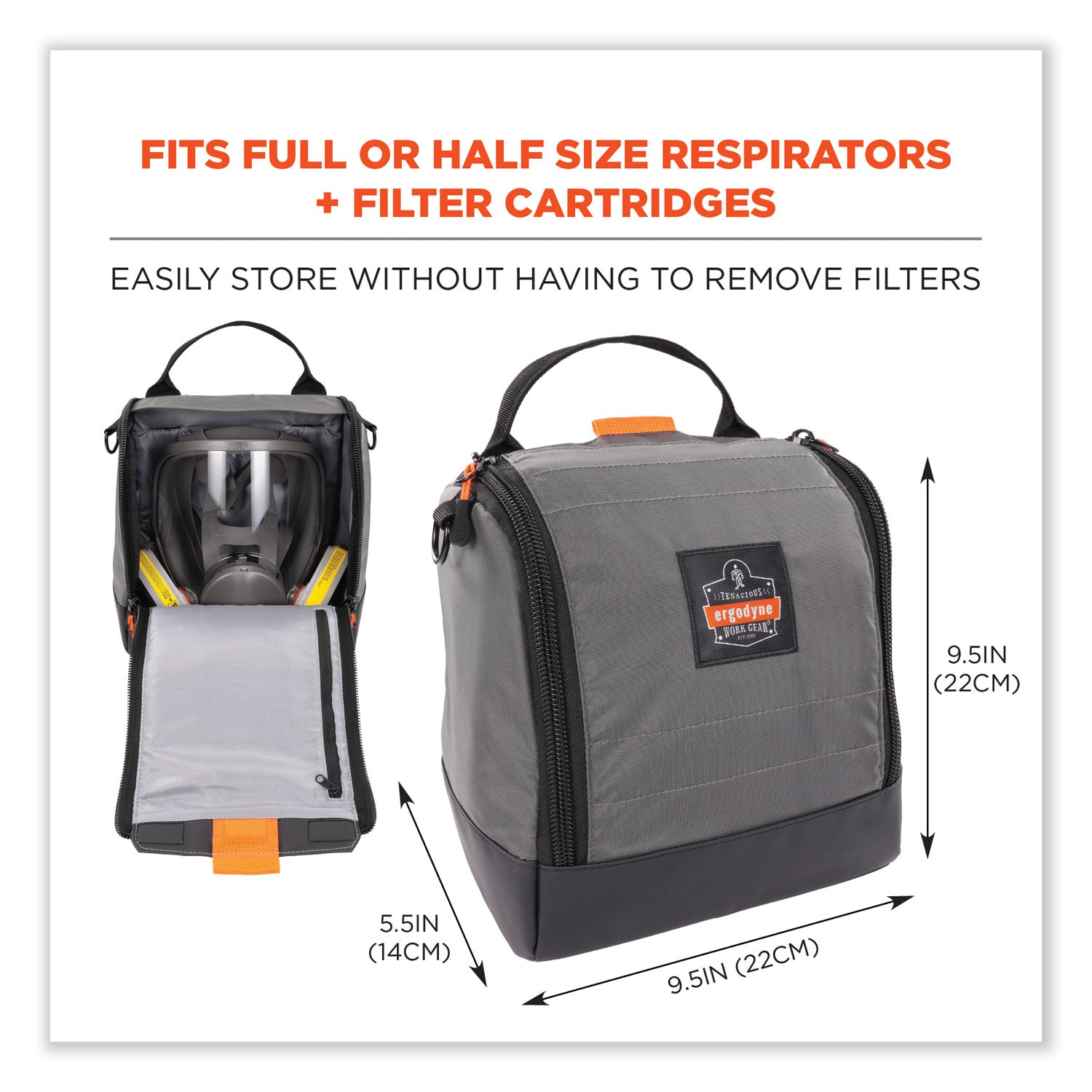 ergodyne-arsenal-5185-full-respirator-bag-with-zipper-magnetic-closure-num-ego13185_3