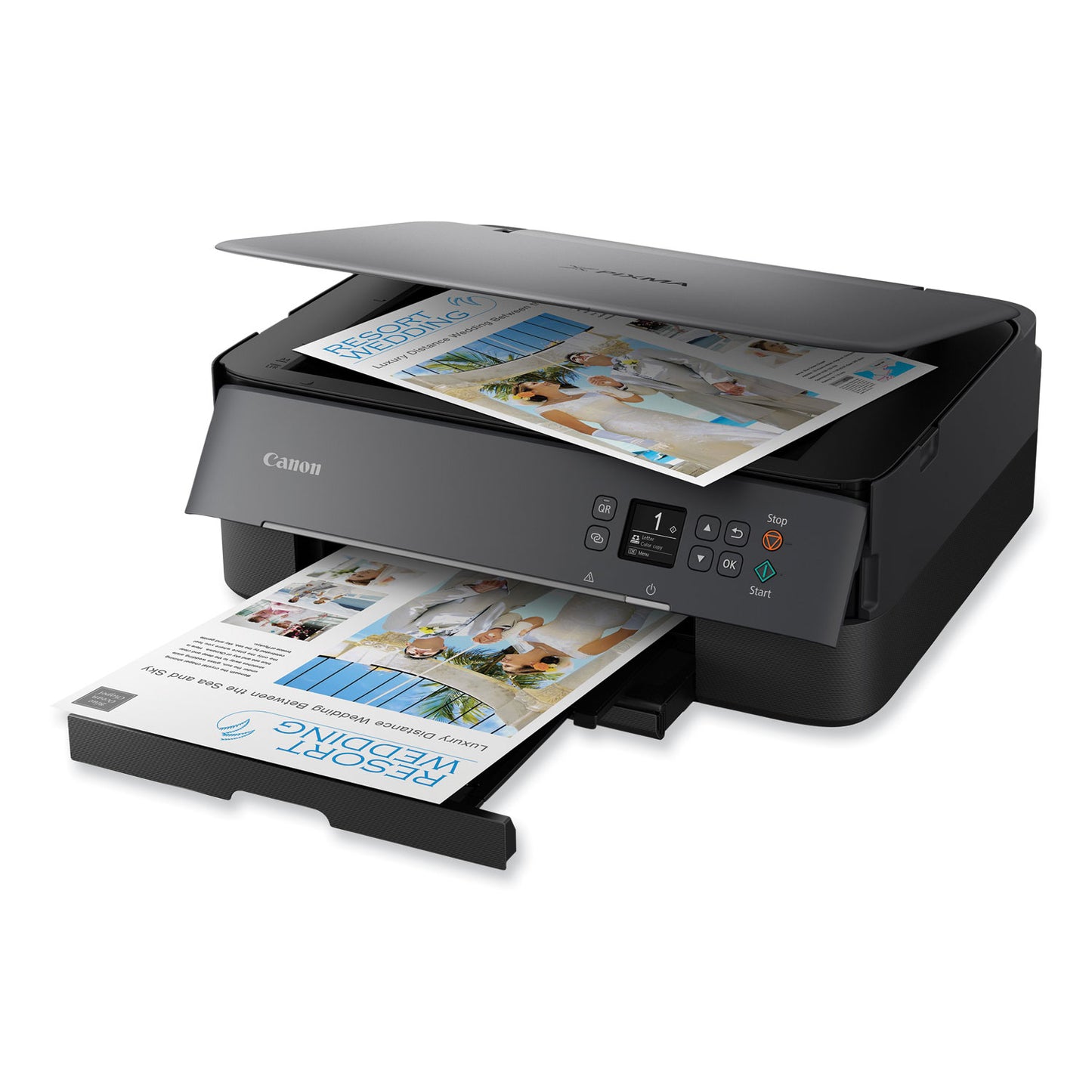 Canon® PIXMA TS6420aBK Wireless All-in-One Inkjet Printer, Copy/Print/Scan (CNM4462C082)