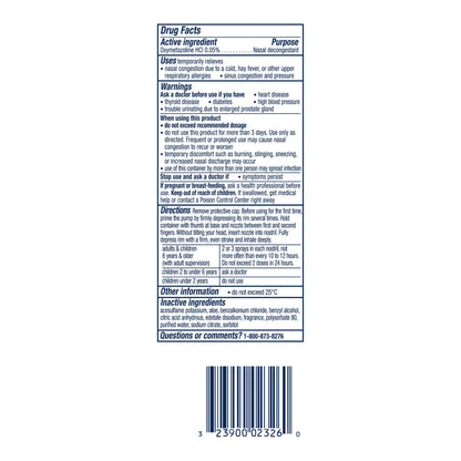 Vicks® Sinex™ Severe Ultra Fine Nasal Decongestant 0.05% Nasal Spray 0.5 oz. (1229267_EA)