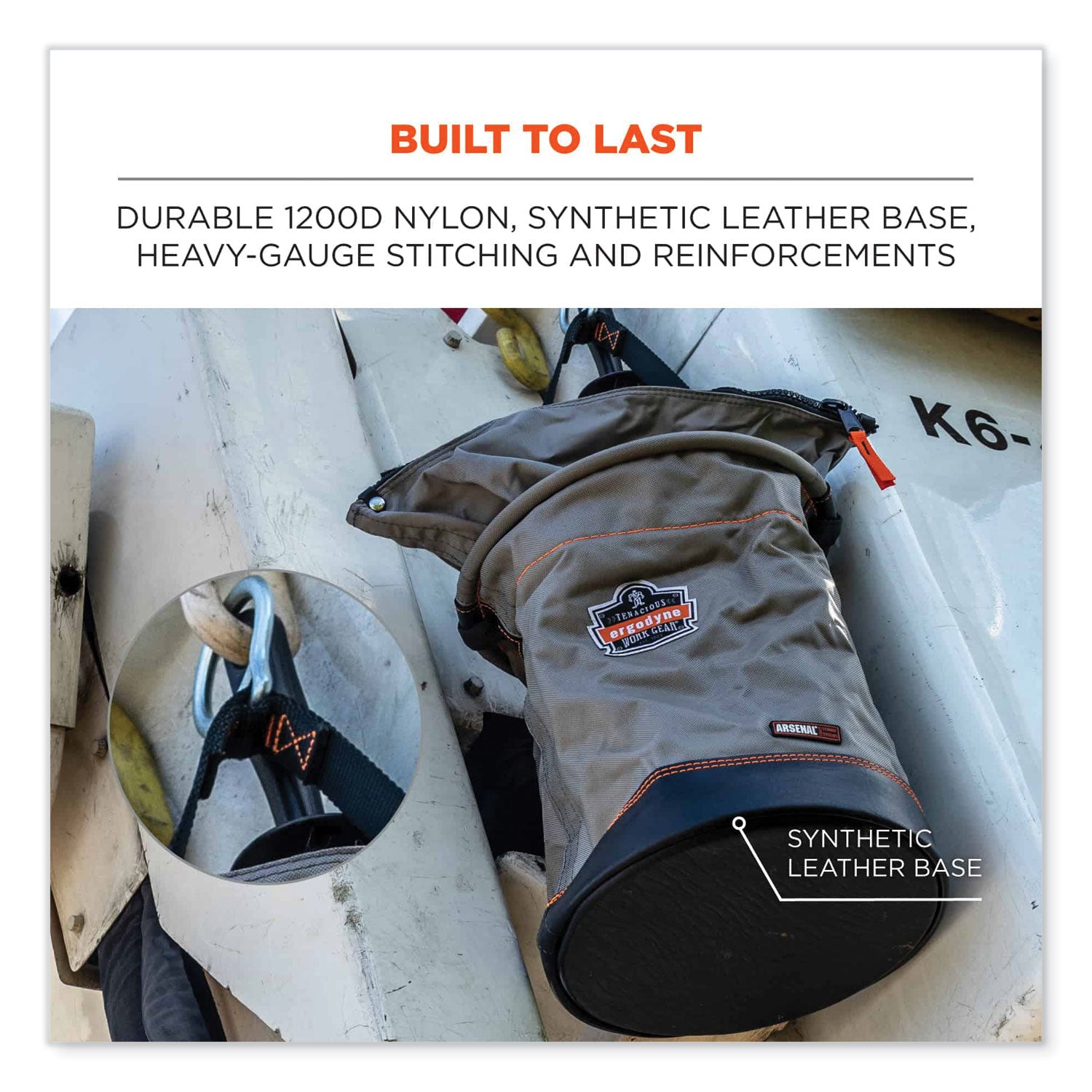 ergodyne-arsenal-5974-hoist-bucket-tool-bag-w-swiveling-carabiner-and-zipper-top-num-ego15974_4