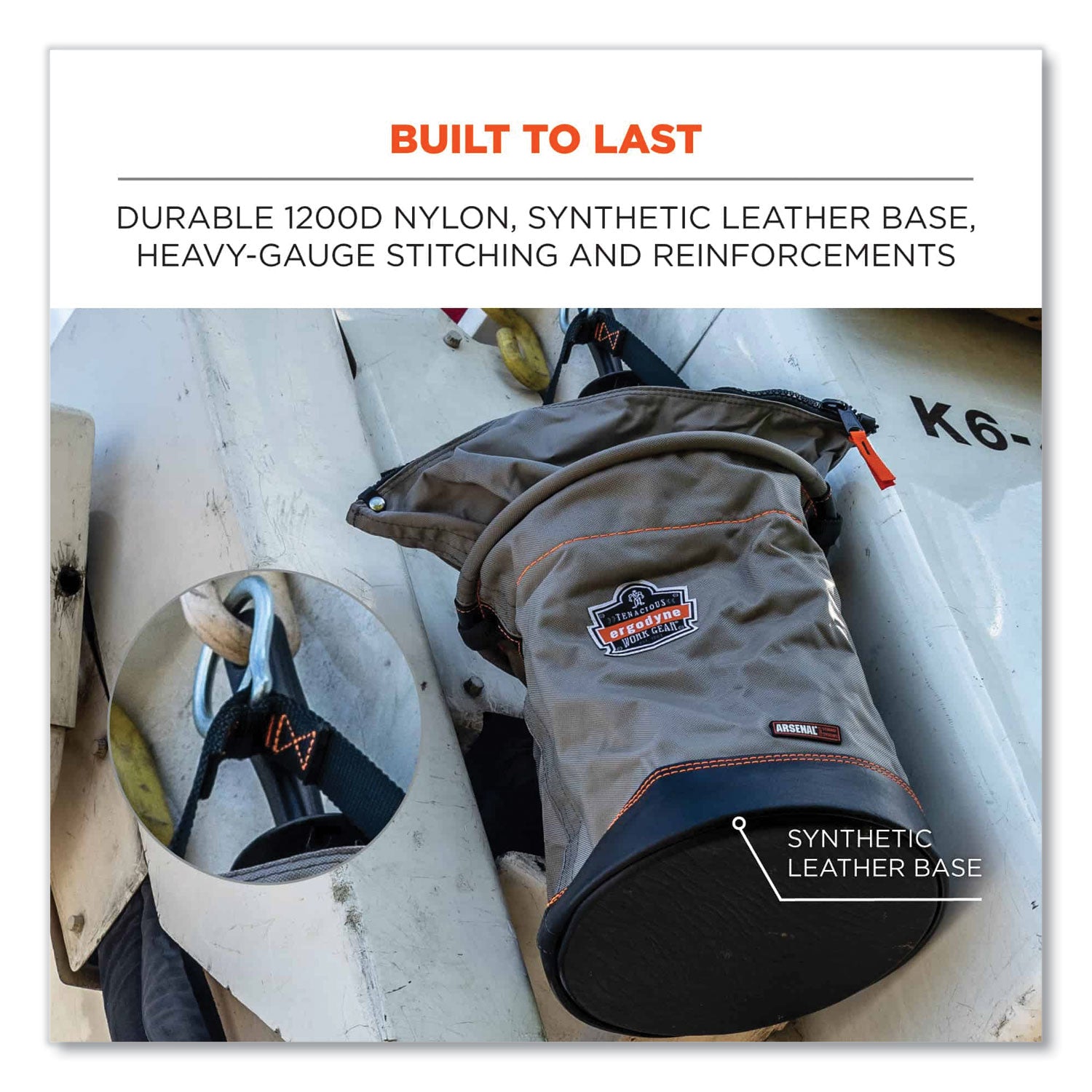 ergodyne-arsenal-5976-xl-hoist-bucket-tool-bag-with-swiveling-carabiner-and-zipper-top-num-ego15976_4