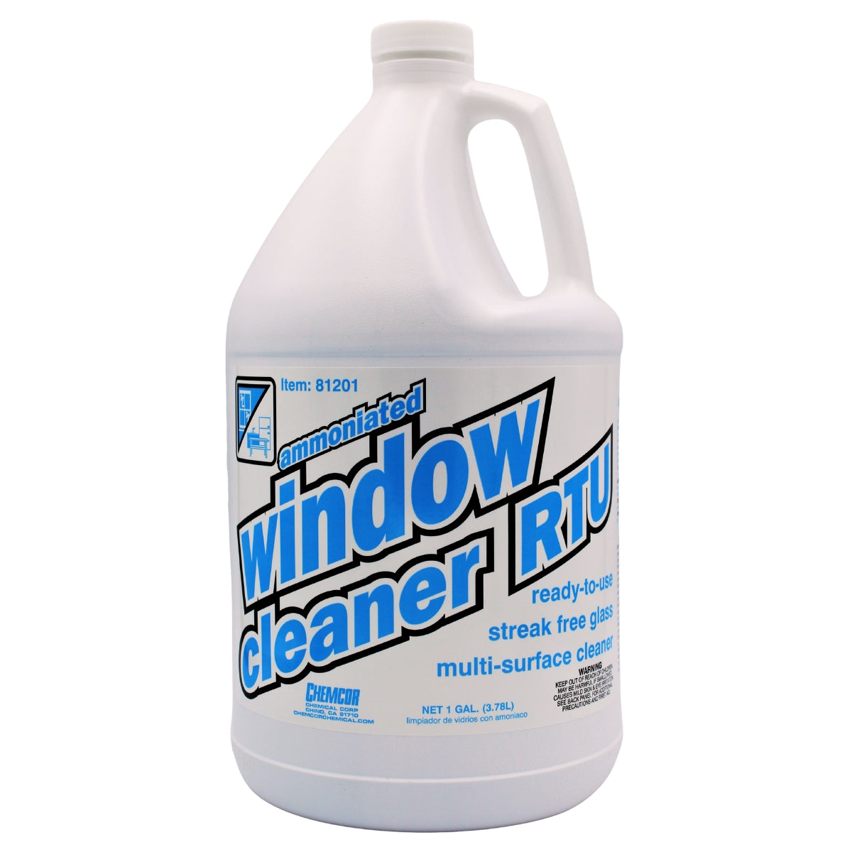 Hospeco® Ammoniated Window Cleaner RTU, 4x1 Gallon (HOS81201)