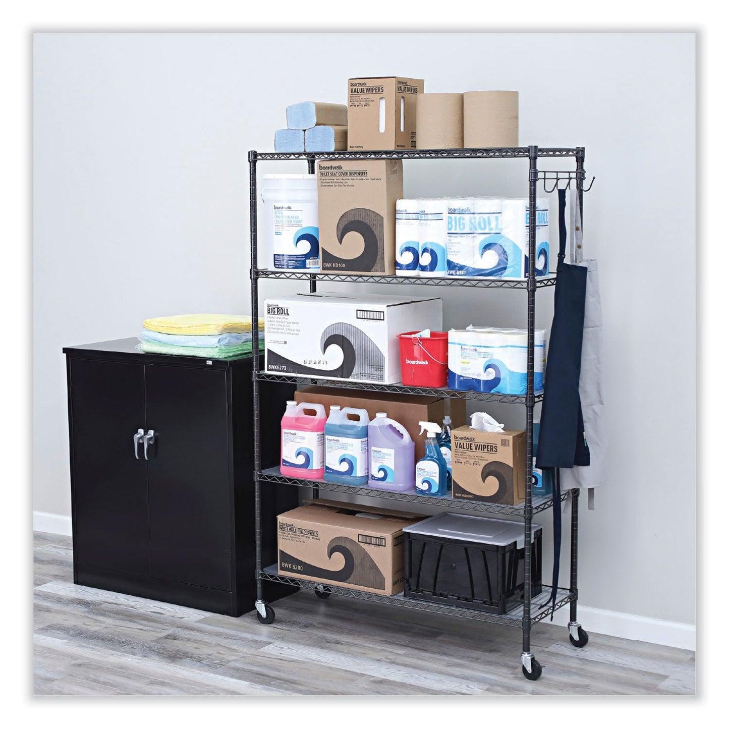 alera-5-shelf-wire-shelving-kit-with-casters-and-shelf-liners-num-alesw654818ba_5