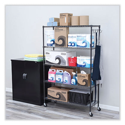 alera-5-shelf-wire-shelving-kit-with-casters-and-shelf-liners-num-alesw654818ba_5