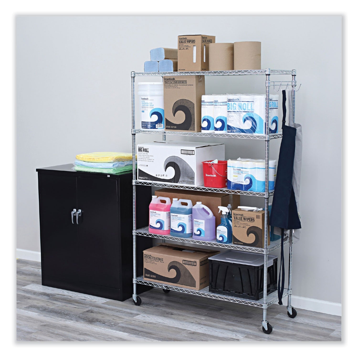alera-5-shelf-wire-shelving-kit-with-casters-and-shelf-liners-num-alesw654818sr_5