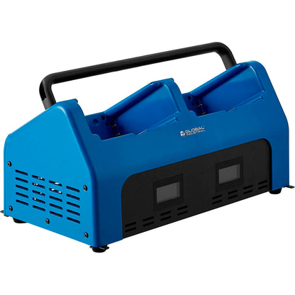 Global Industrial Dual Charging Station for Hot Swappable LiFePO4 Batteries (WB812545)