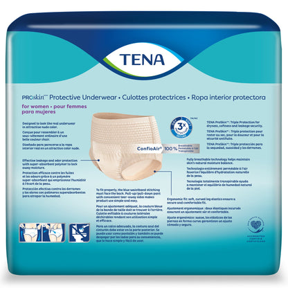 TENA® ProSkin™ Protective Female Adult Absorbent Underwear Pull On with Tear Away Seams Small / Medium Disposable Moderate Absorbency (1135407_CS)