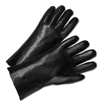 West Chester Welder's Gloves, PVC, Large, Black (112-1047)