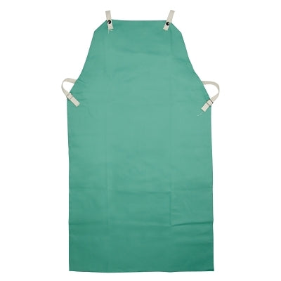 West Chester IRONTEX® FR Cotton Apron, 24 in W x 36 in L, Sateen, Green (112-708036)