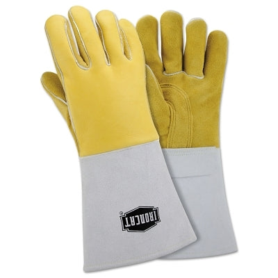 West Chester Top Grain Elk Welding Gloves, Top Grain Elk Hide, X-Large, Gray (112-9060XL)