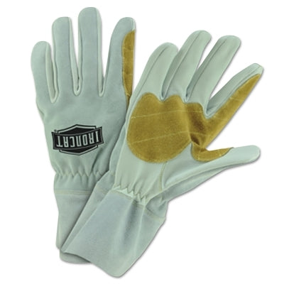 West Chester Goat Mig Gloves, Goat Leather; Cowhide; Kevlar Thread, 2X-Large, Cream; Beige (112-90712XL)