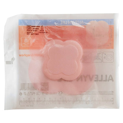 Allevyn Life Foam Dressing 5--1/16 X 5-1/16 Inch With Border Film Backing Silicone Gel Adhesive Quadrilobe Sterile (834485_BX)