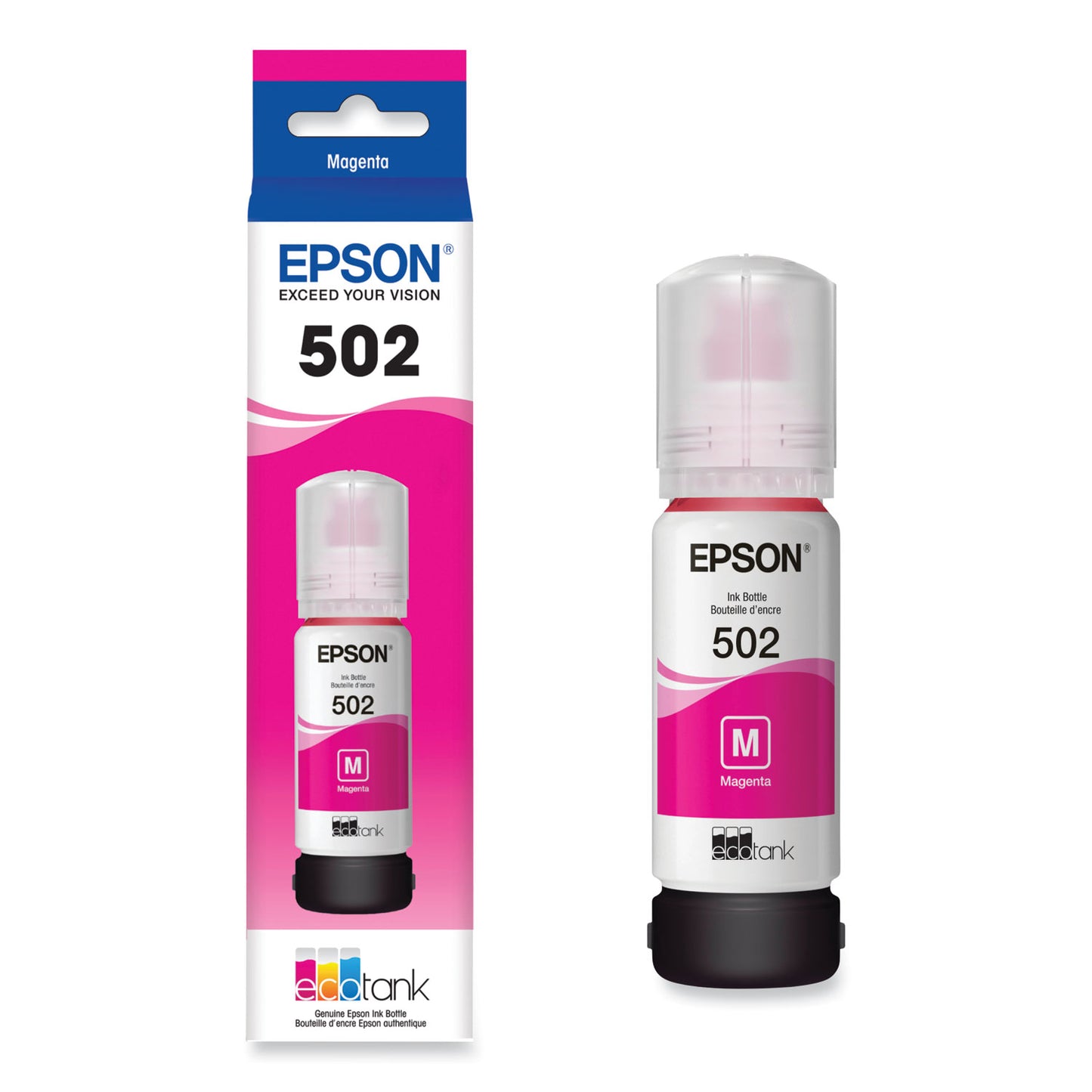 Epson® T502320-S (502) Ink, 6,000 Page-Yield, Magenta (EPST502320S)