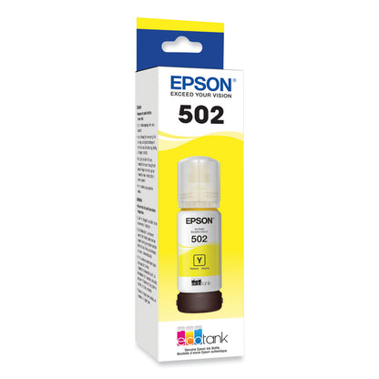 Epson® T502420-S (502) Ink, 6,000 Page-Yield, Yellow (EPST502420S)