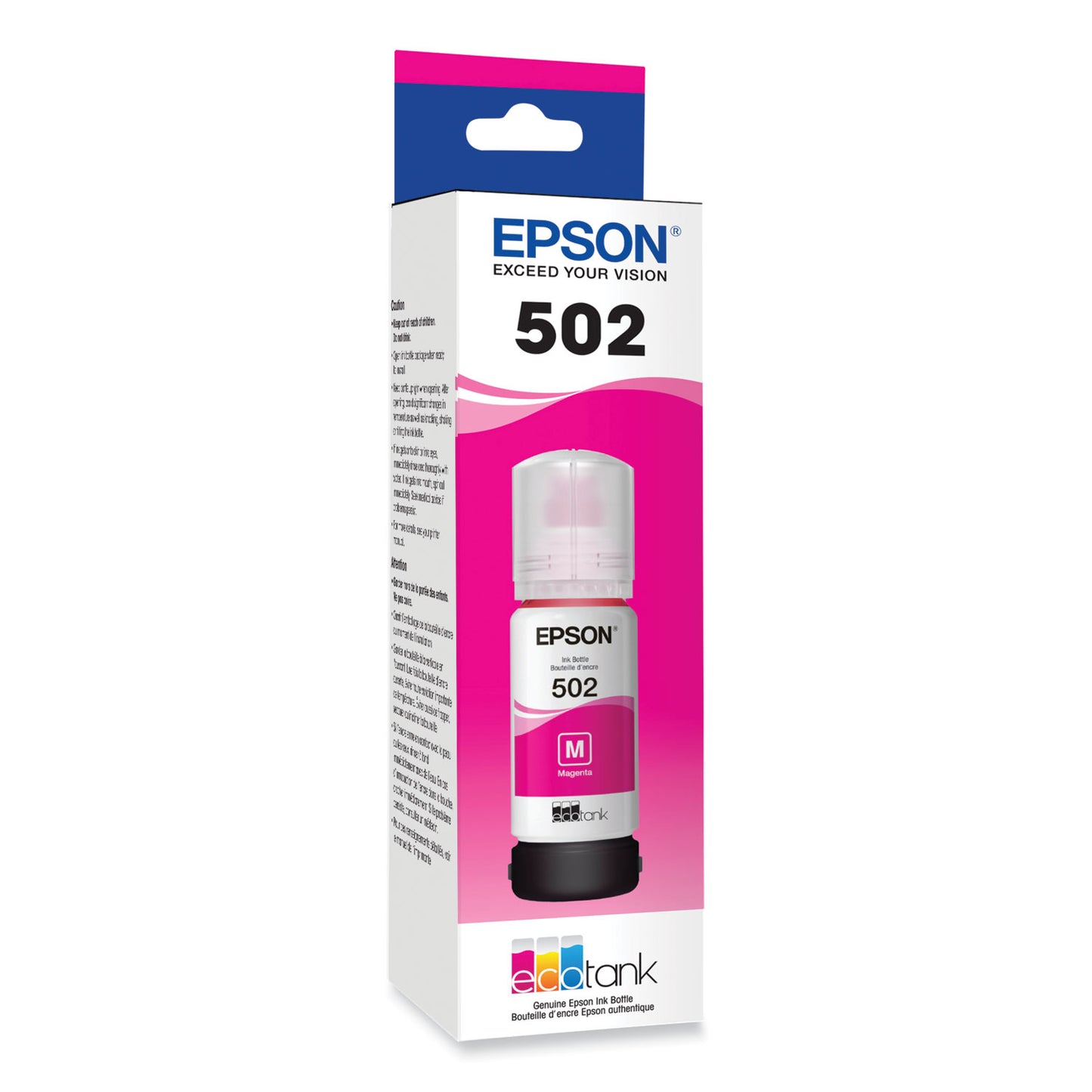 Epson® T502320-S (502) Ink, 6,000 Page-Yield, Magenta (EPST502320S)