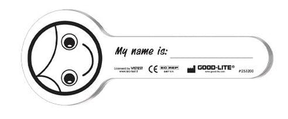 Heidi® Eye Occluder Heidi Smiling Face Style Disposable White Card Stock (1129828_PK)