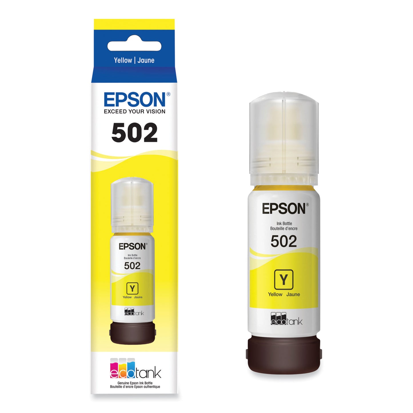 Epson® T502420-S (502) Ink, 6,000 Page-Yield, Yellow (EPST502420S)
