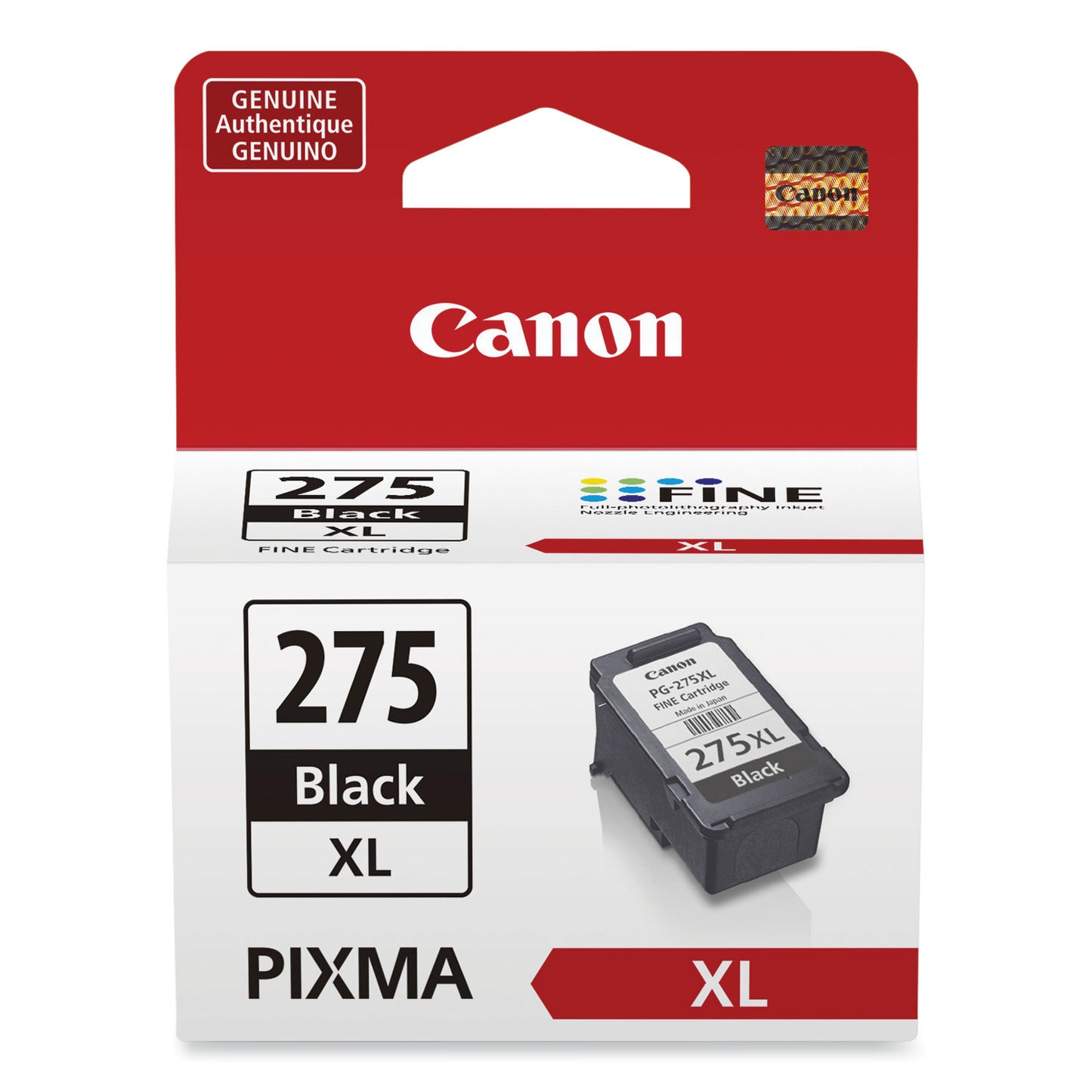 Canon® 4981C001 (PG-275XL) Chromalife 100 High-Yield Ink, 400 Page-Yield, Black (CNM4981C001)