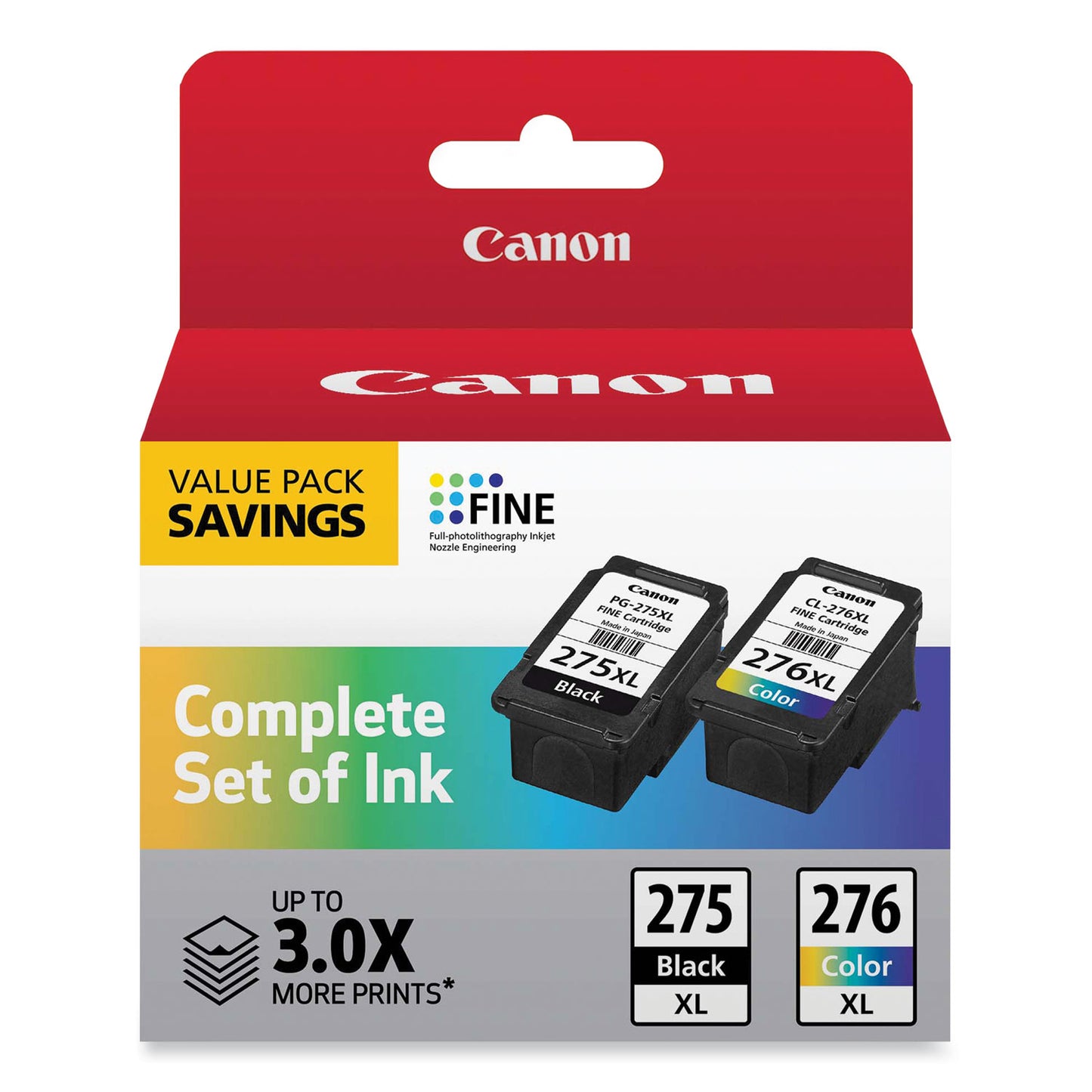 Canon® 4981C008 (PG-275XL/CL-276XL) High-Yield Multipack Ink, Black/Tri-Color (CNM4981C008)