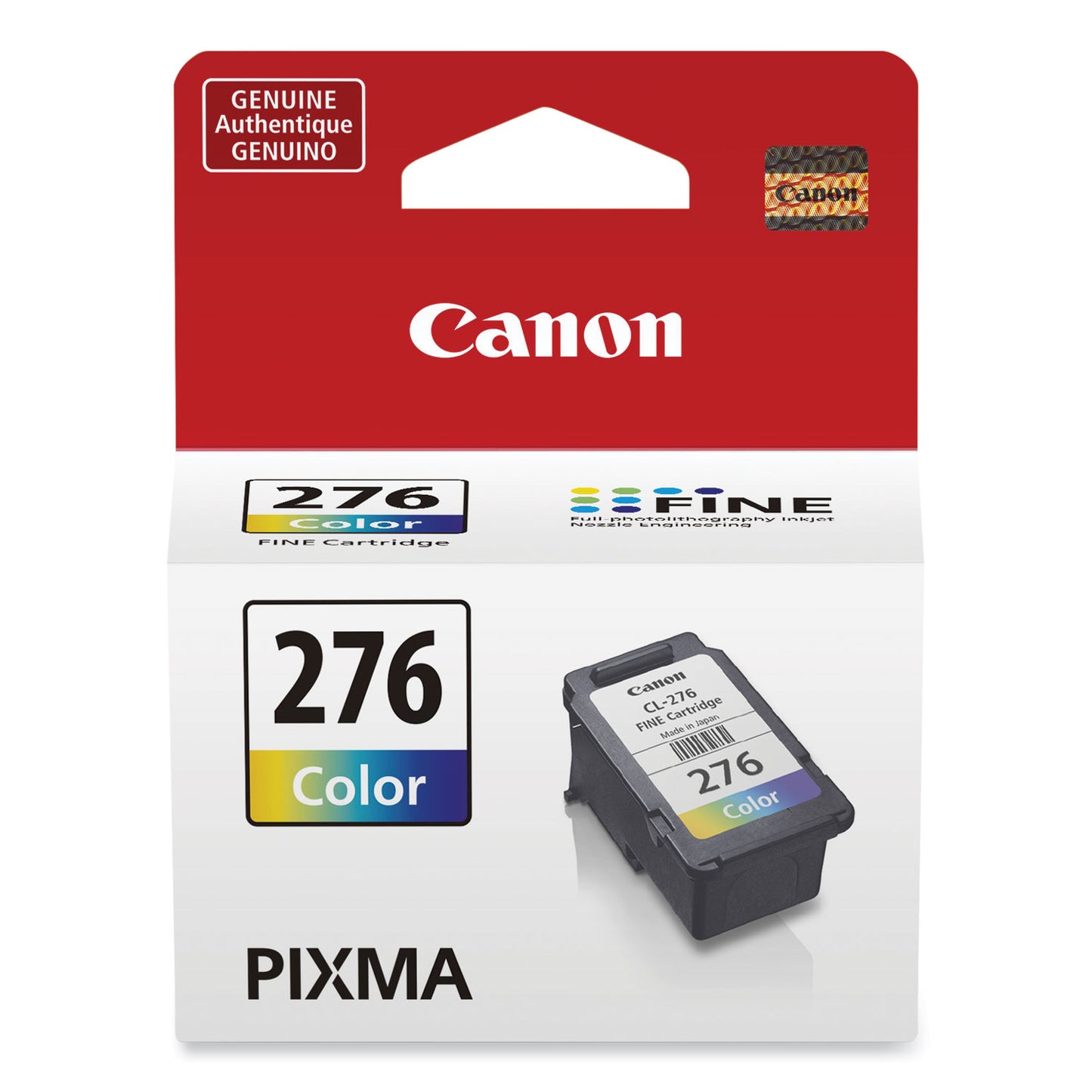 Canon® 4988C001 (CL-276) Chromalife100 Ink, 180 Page-Yield, Tri-Color (CNM4988C001)