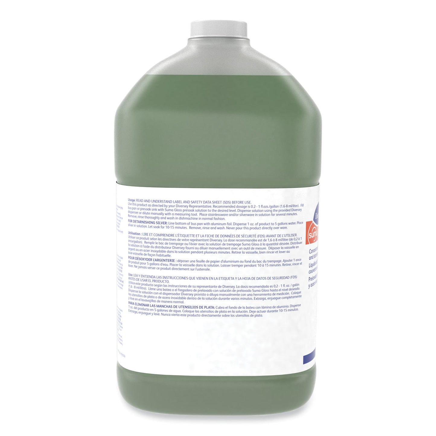 Diversey™ Suma Gloss K8, Citrus Scent, 1 gal Bottle, 4/Carton (DVO101102444)