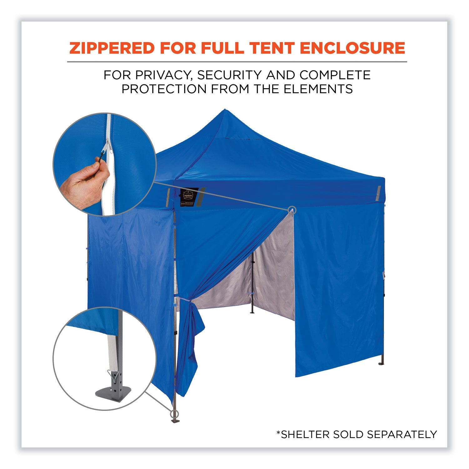 ergodyne-shax-6096-pop-up-tent-sidewall-with-zipper-num-ego12979_2