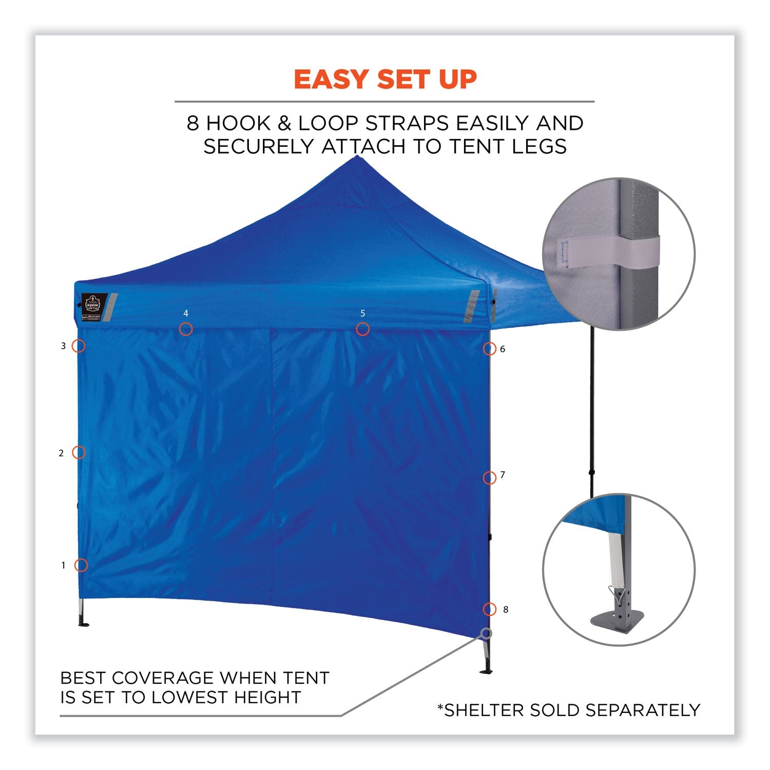 ergodyne-shax-6098-pop-up-tent-sidewall-num-ego12997_2