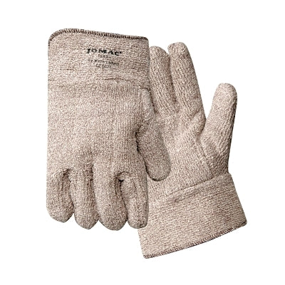 Wells Lamont Jomac Brown and White Safety Cuff Gloves, Terry Cloth, X-Large (815-644HR)