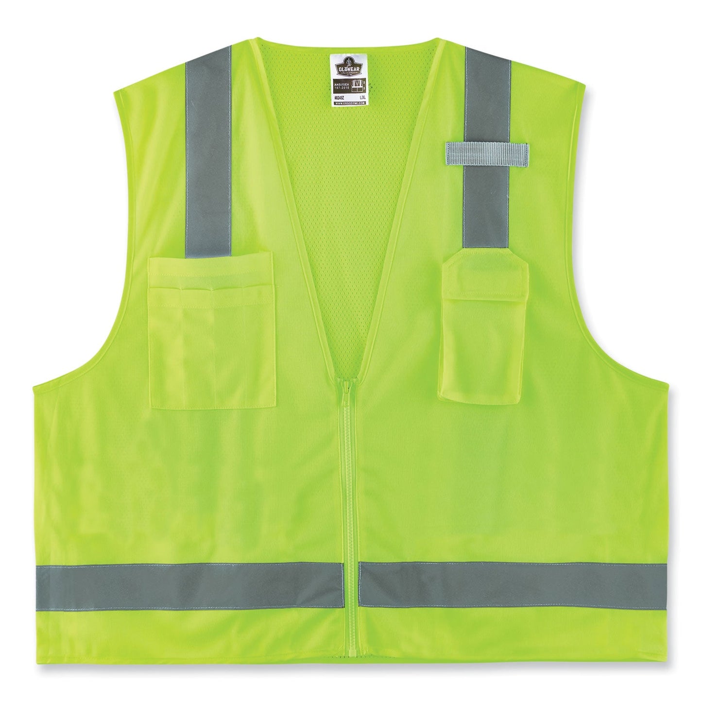 ergodyne-glowear-8249z-s-single-size-class-2-economy-surveyors-zipper-vest-num-ego24501_1