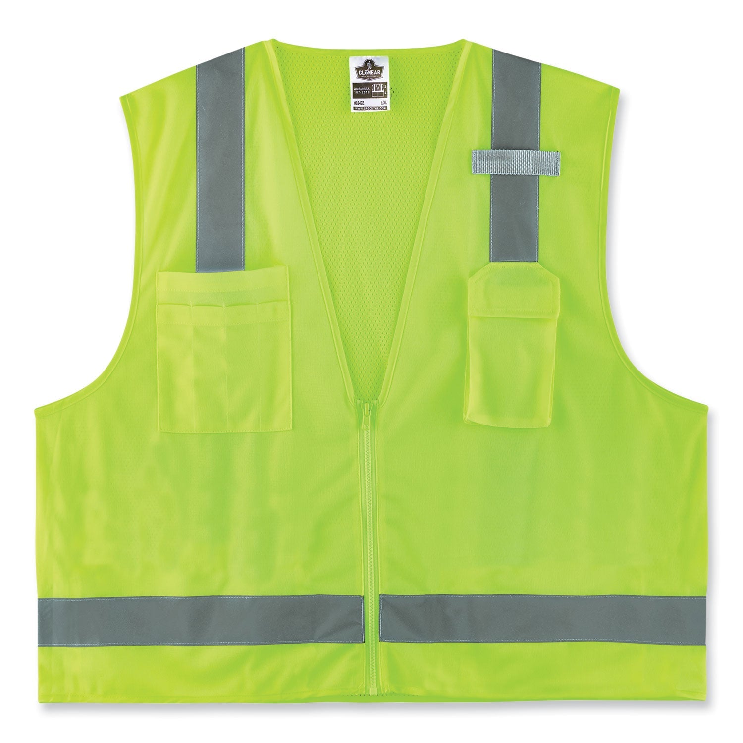 ergodyne-glowear-8249z-s-single-size-class-2-economy-surveyors-zipper-vest-num-ego24502_1