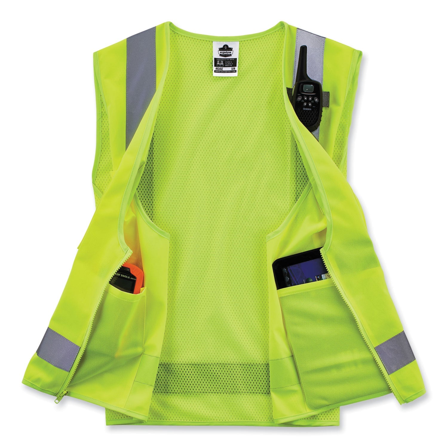 ergodyne-glowear-8249z-s-single-size-class-2-economy-surveyors-zipper-vest-num-ego24509_2